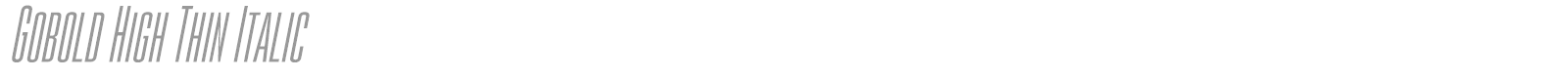 Gobold font preview